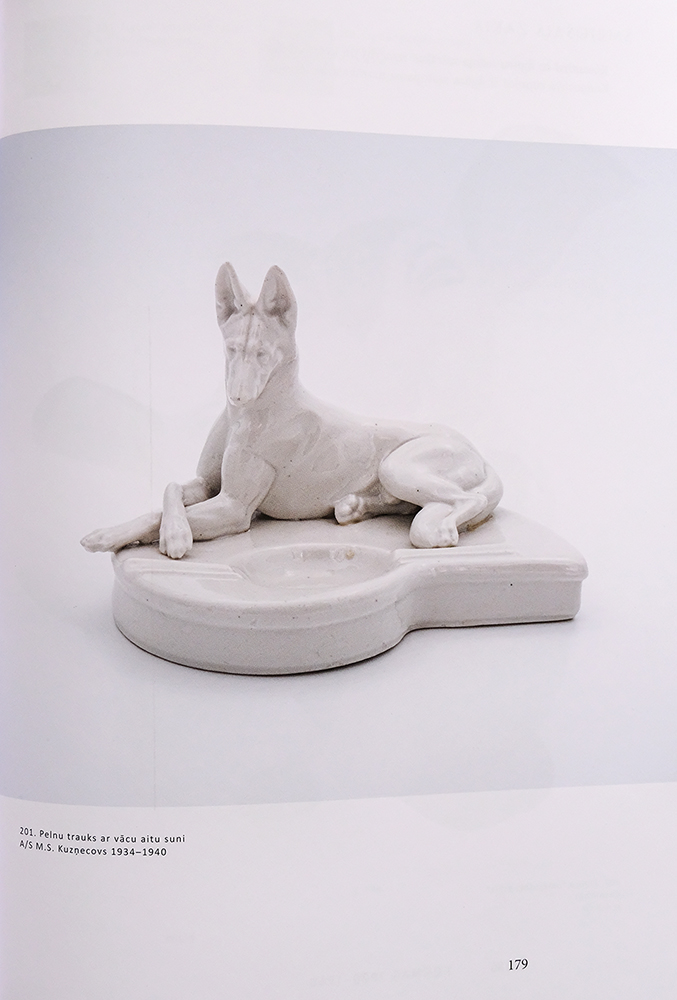 A/S M.S. Kuzņecovs figūra suns. Porcelāna vēsture